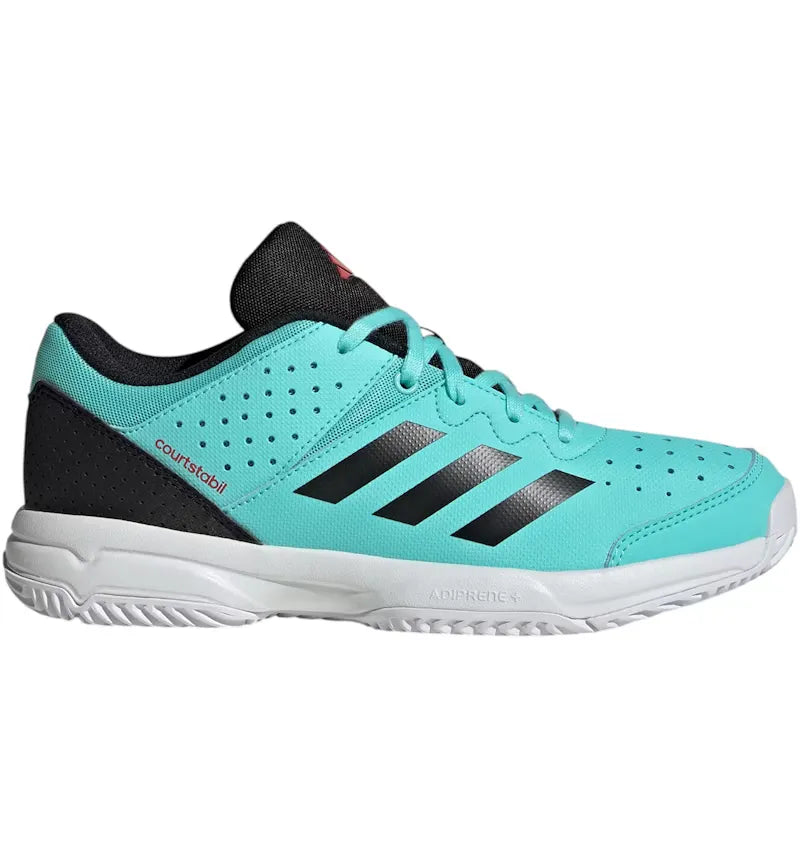 adidas Court Stabil Flash Aqua Black White (GS) - vue 360