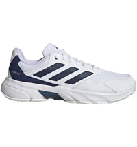 adidas Courtjam Control 3 White Dark Blue Cyber Metallic