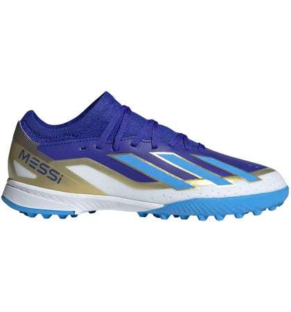 adidas Crazyfast Messi League Turf Lucid Blue Blue Burst Cloud White (GS) - authentic adidas sneakers
