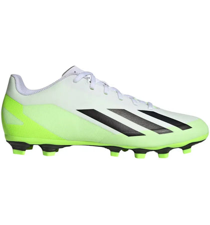 adidas X Crazyfast.4 FG Cloud White Core Black Lucid Lemon - authentic adidas sneakers