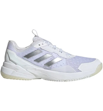 adidas Crazyflight 6 Indoor Cloud White Silver Metallic (Women's) - authentic adidas sneakers
