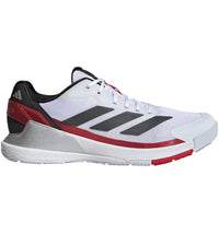 adidas Crazyquick Padel in Cloud White/Core Black/Lucid Red