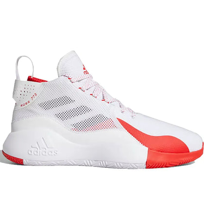 adidas D Rose 773 Cloud White Vivid Red - authentic adidas sneakers