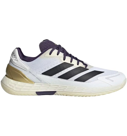 adidas Defiant Speed 2 Cloud White Core Black Aurora Plum - authentic adidas sneakers