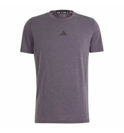 adidas Designed for Training Workout Tee Aurora Black - authentic adidas product
