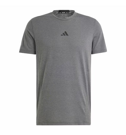 adidas Designed for Training Workout Tee Dgh Solid Grey - authentic adidas product