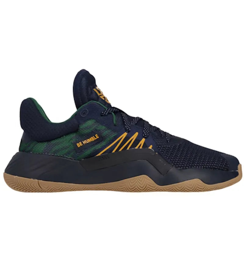 adidas D.O.N. Issue #1 Navy Green Yellow - vue 360