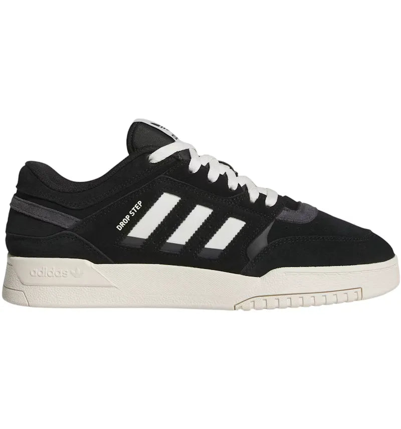 adidas Drop Step Low Core Black Off White Carbon - vue 360