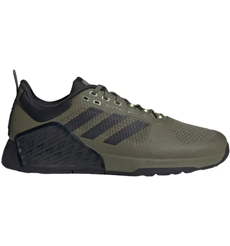 adidas Dropset 2 Olive Strata Core Black Lucid Lemon - vue 360