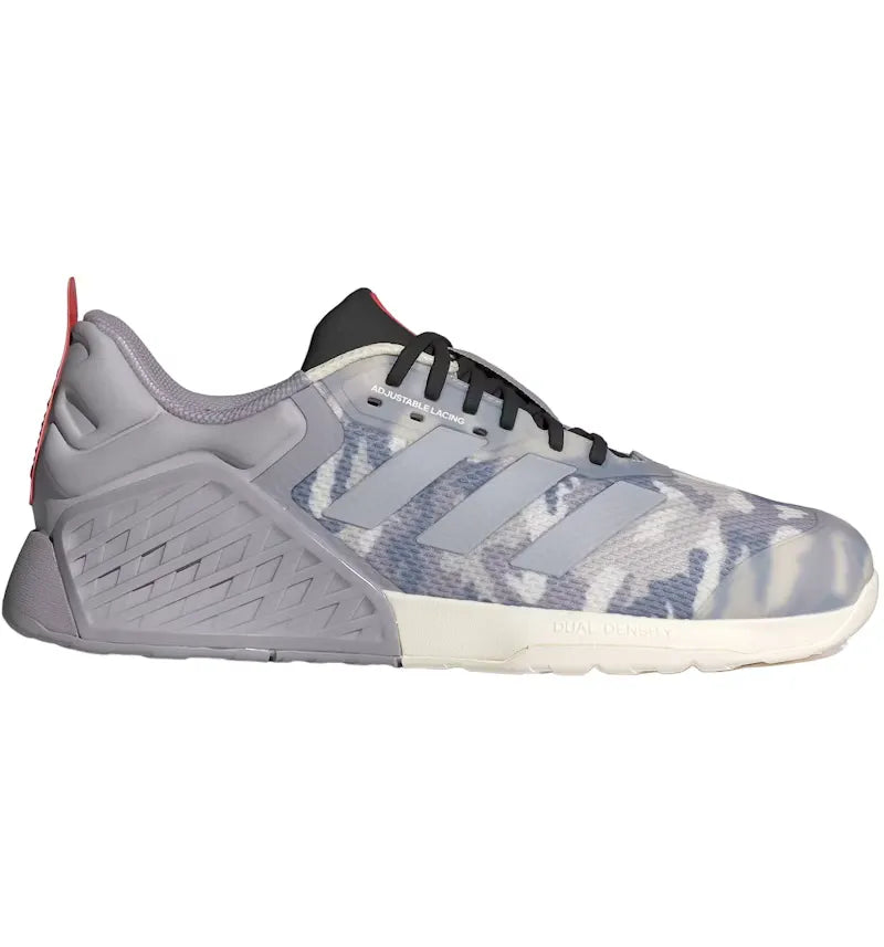 adidas Dropset 3 GFX Chalk White Glory Grey Bright Red - vue 360