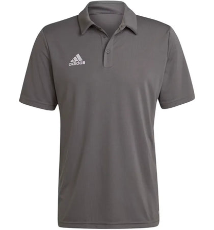 adidas Entrada 22 Polo Shirt Team Grey Four - authentic adidas apparel
