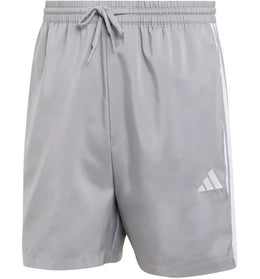 adidas Essentials 3-Stripes Chelsea Shorts Grey Three White - authentic adidas apparel