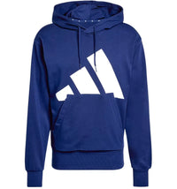 adidas Essentials Big Logo French Terry Hoodie Dark Blue/White