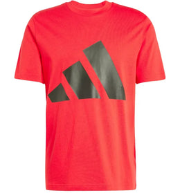 adidas Essentials Big Logo Tee Pure Ruby/Black - authentic adidas product