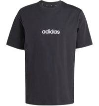 adidas Essentials Linear Single Jersey Tee Black/White