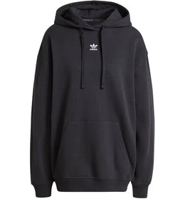 adidas Essentials Loose French Terry Hoodie Black - authentic adidas apparel