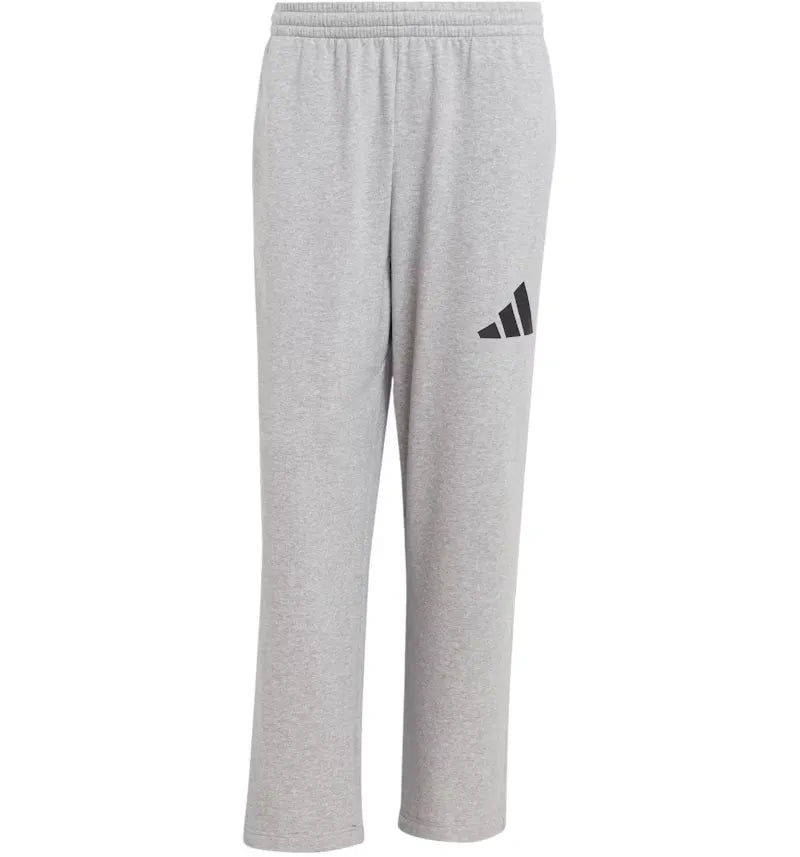 adidas Essentials Wide Leg 3 Bar Logo Pant Medium Grey Heather/Black - vue 360