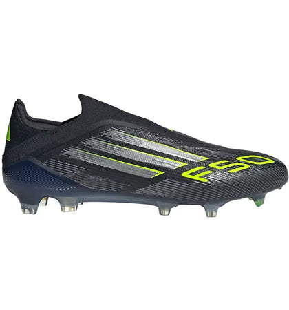 adidas F50 Elite Laceless FG Core Black Iron Metallic Lucid Lemon - authentic adidas sneakers