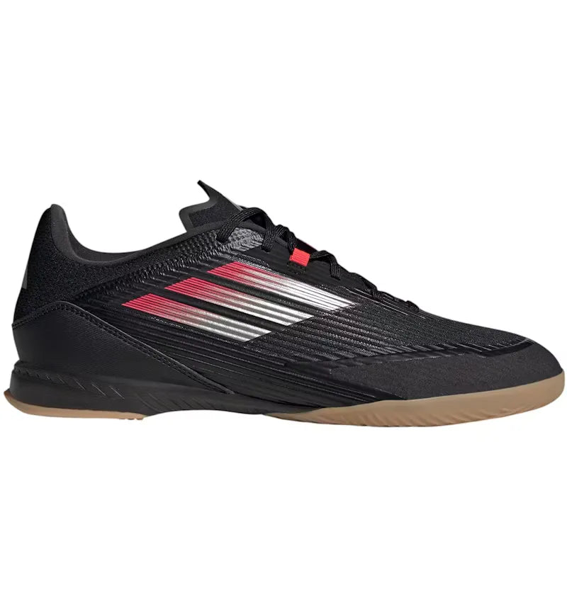 adidas F50 League Indoor Black Iron Metallic Lucid Red - vue 360