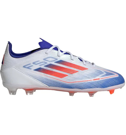 adidas F50 Pro FG Cloud White Solar Red Lucid Blue (GS) - authentic adidas sneakers