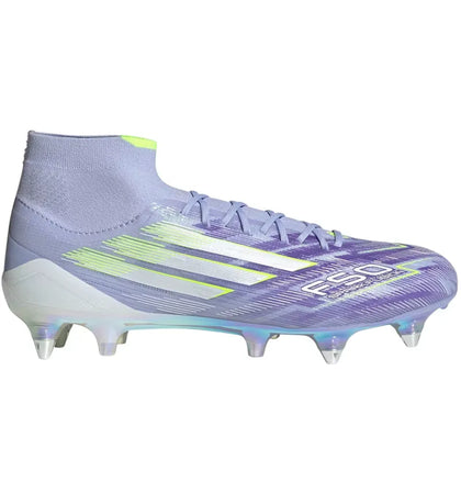 adidas F50 Sparkfusion Elite Mid SG Violet Tone Lucid Lemon Purple Rush (Women's) - authentic adidas sneakers