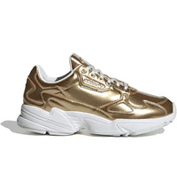 adidas Falcon Gold Metallic Crystal White (Women's)