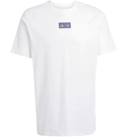 adidas FC Bayern Seasonal Graphic Tee White - authentic adidas product