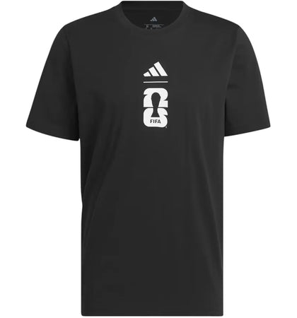 adidas FIFA World Cup 2026 Match Ball Graphic T-Shirt Black - authentic adidas apparel