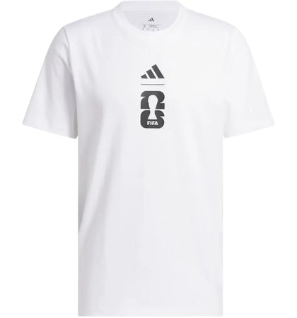 adidas FIFA World Cup 2026 Match Ball Graphic T-Shirt White - authentic adidas apparel