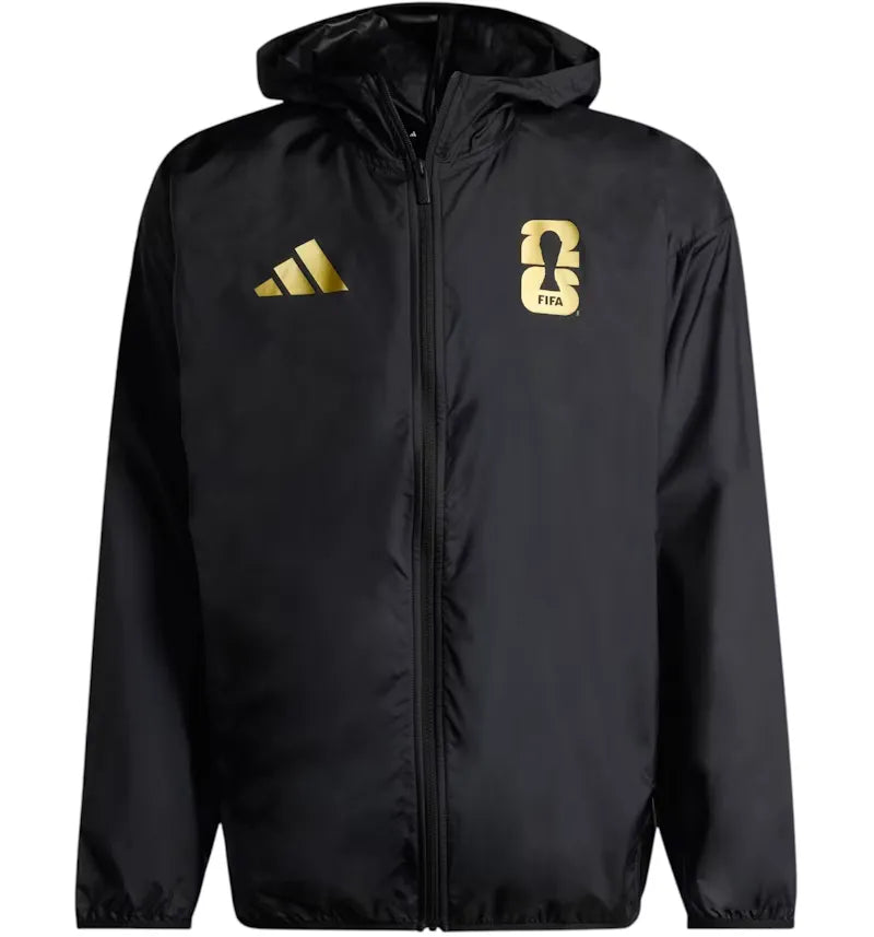 adidas FIFA World Cup 2026 Official Emblem Windbreaker Jacket Black - vue 360