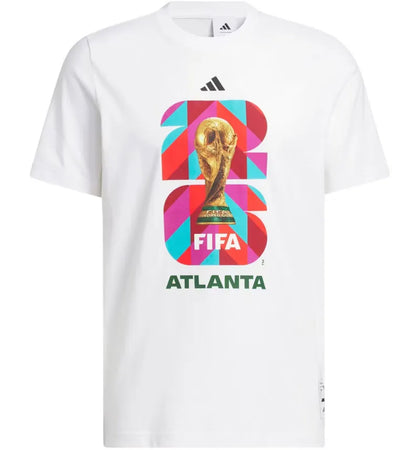 adidas FIFA World Cup 26 Host City Atlanta Graphic T-Shirt White - authentic adidas apparel