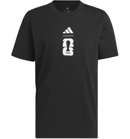 adidas FIFA World Cup 26 Match Ball Graphic T-Shirt Black - authentic adidas apparel