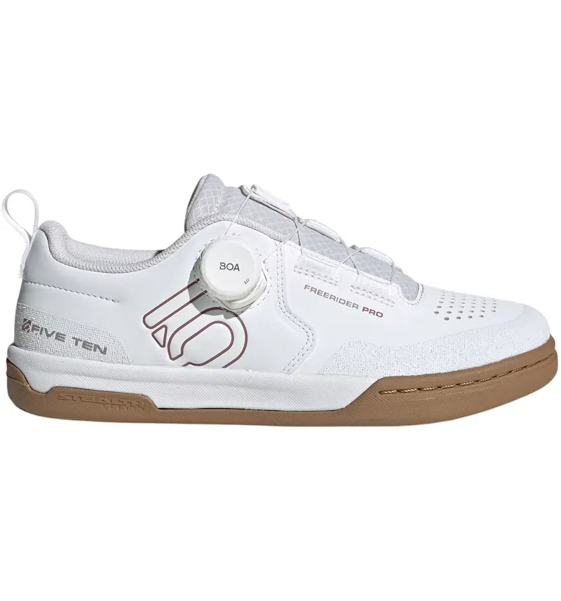 adidas Five Ten Freerider Pro BOA Cloud White Warm Clay Grey Three (Women's) - vue 360