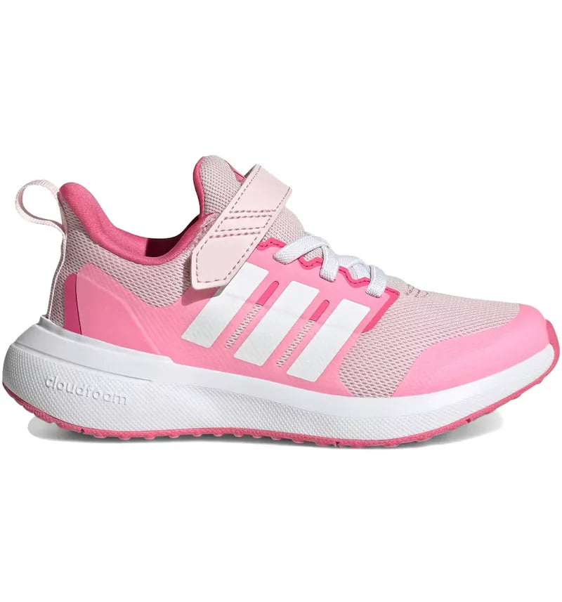 adidas Fortarun 2.0 Cloudfoam EL Top Strap Clear Pink Cloud White (GS) - vue 360