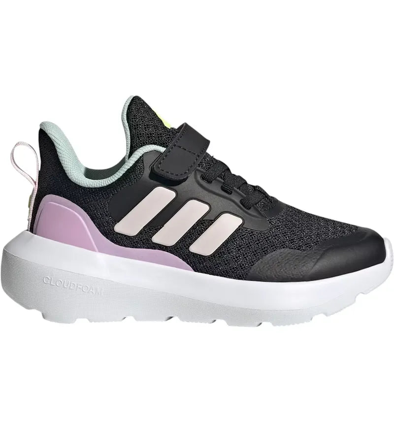adidas Fortarun 3 Core Black Clear Pink Bliss Lilac (PS) - vue 360