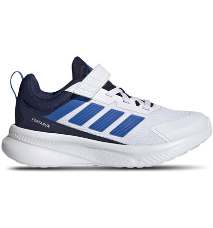 adidas Fortarun 4.0 White Bright Royal Dark Blue (PS) - authentic adidas sneakers