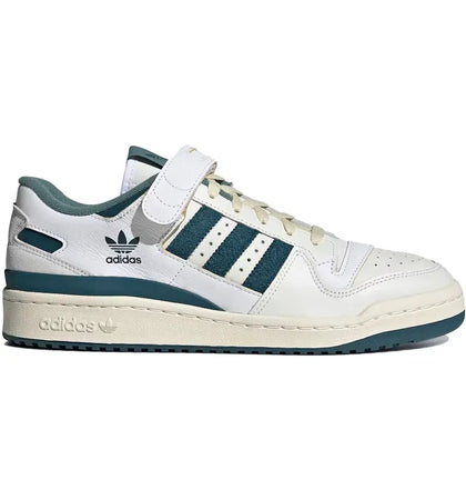 adidas Forum 84 Low White Wild Teal - authentic adidas sneakers
