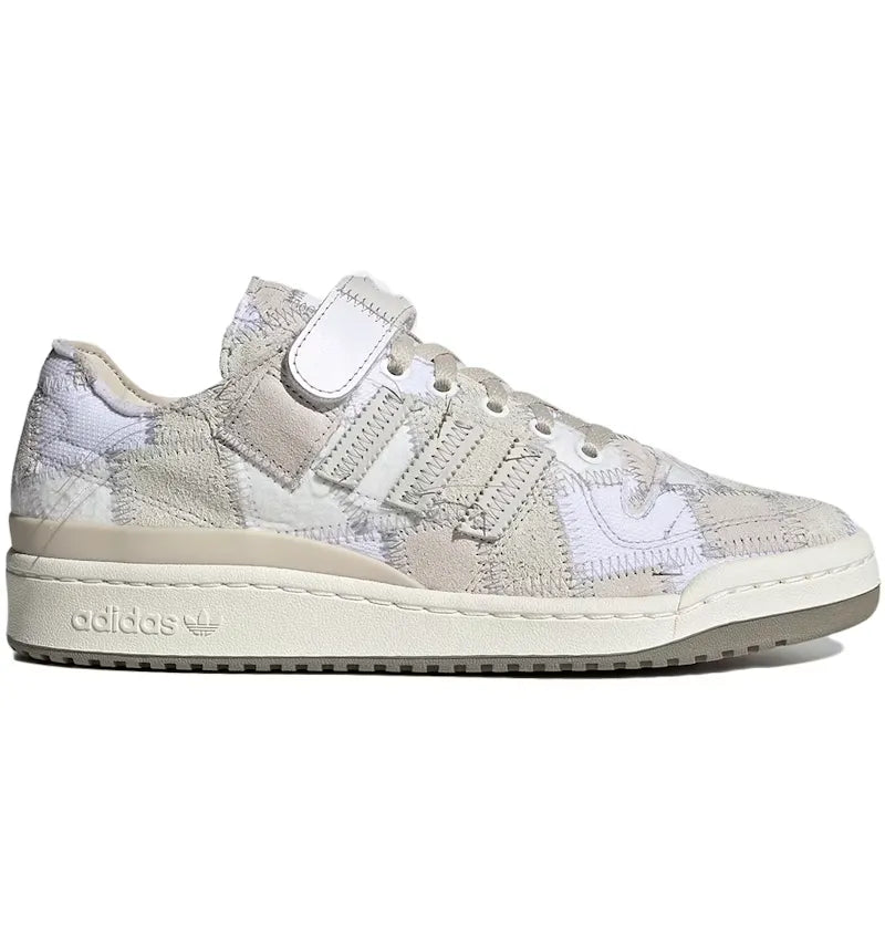 adidas Forum Low atmos Patchwork White Tint - vue 360