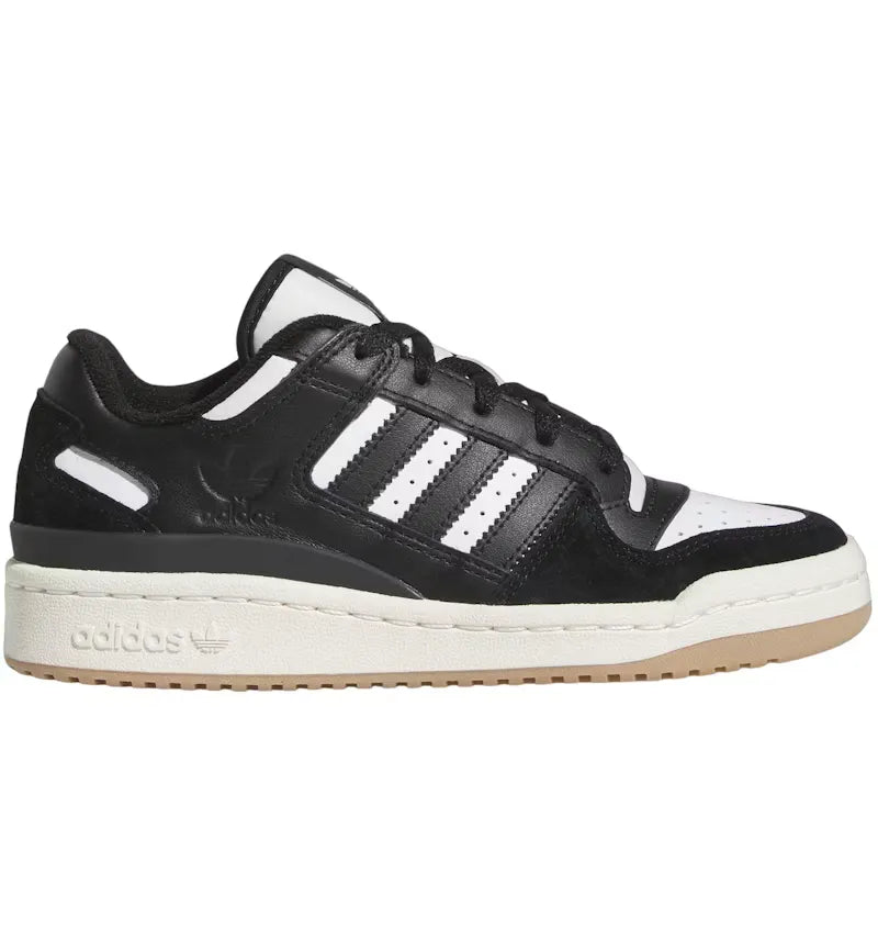 adidas Forum Low Core Black Cloud White Cream White (GS) - vue 360