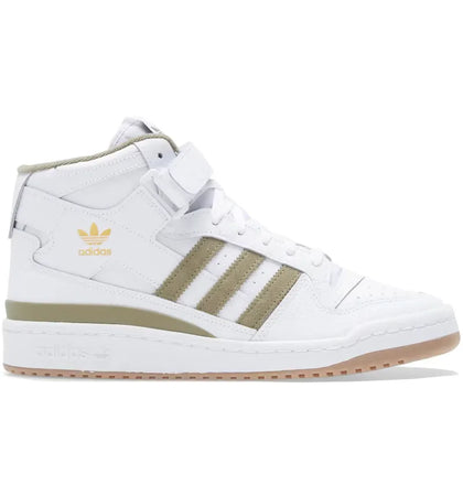 adidas Forum Mid Cloud White Orbit Green - authentic adidas sneakers