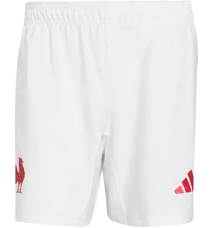 adidas France Rugby Replica Playing Short White - authentic adidas product