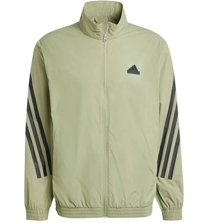 adidas Future Icons 3-Stripes Woven Track Jacket Tent Green - authentic adidas apparel