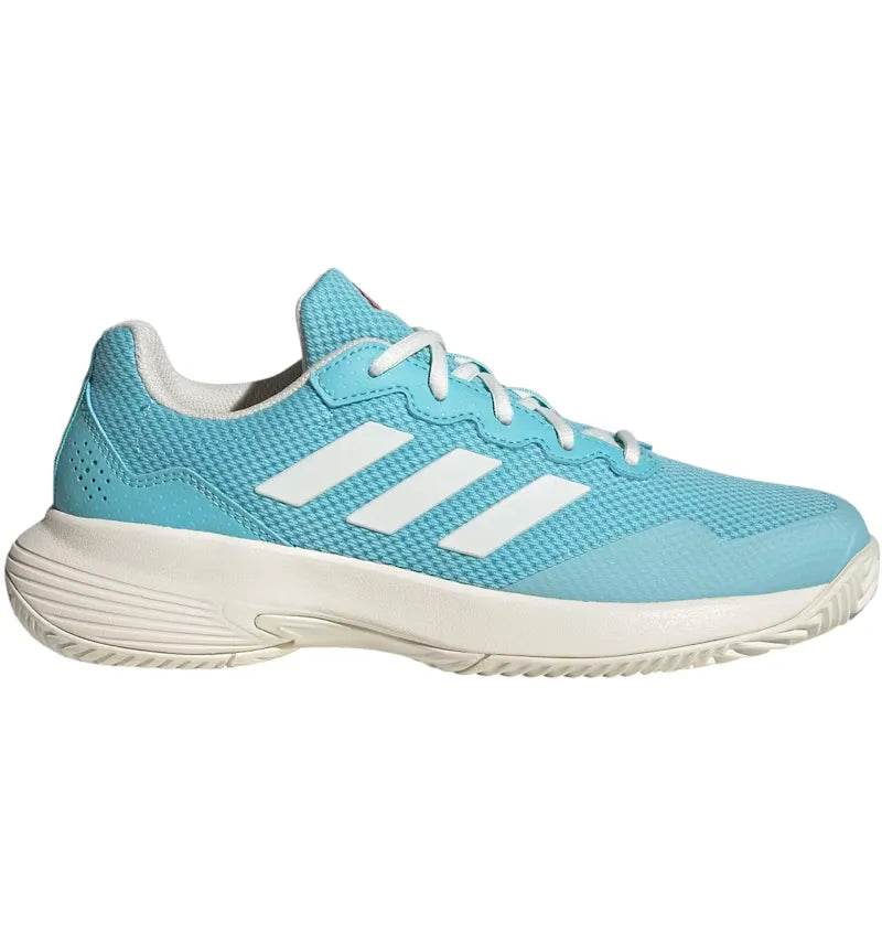 adidas Gamecourt 2.0 Light Aqua Off White (Women's) - vue 360