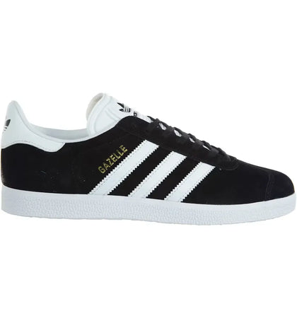 adidas Gazelle Black White-Gold Metallic (Women's) - authentic adidas sneakers