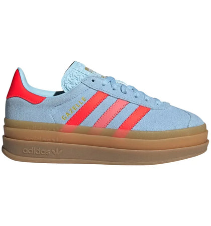 adidas Gazelle Bold Clear Sky Solar Red Gold Metallic (GS) - authentic adidas sneakers