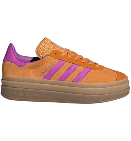 adidas Gazelle Bold Flash Orange Purple Burst Crew Orange (Women's) - authentic adidas sneakers