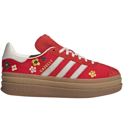 adidas Gazelle Bold Liberty London Better Scarlet Yellow (Women's) - authentic adidas sneakers