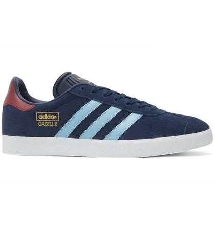 adidas Gazelle Collegiate Navy Clear Blue Burgundy - authentic adidas sneakers
