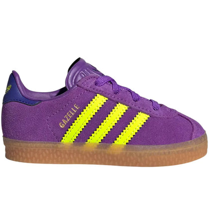 adidas Gazelle Comfort Closure Active Purple Solar Yellow Collegiate Purple (TD) - authentic adidas sneakers