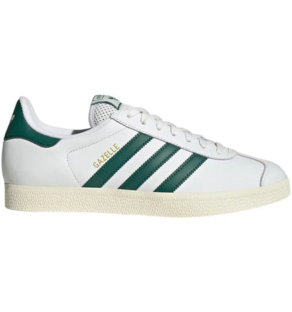 adidas Gazelle Core White Collegiate Green Cream White - authentic adidas sneakers